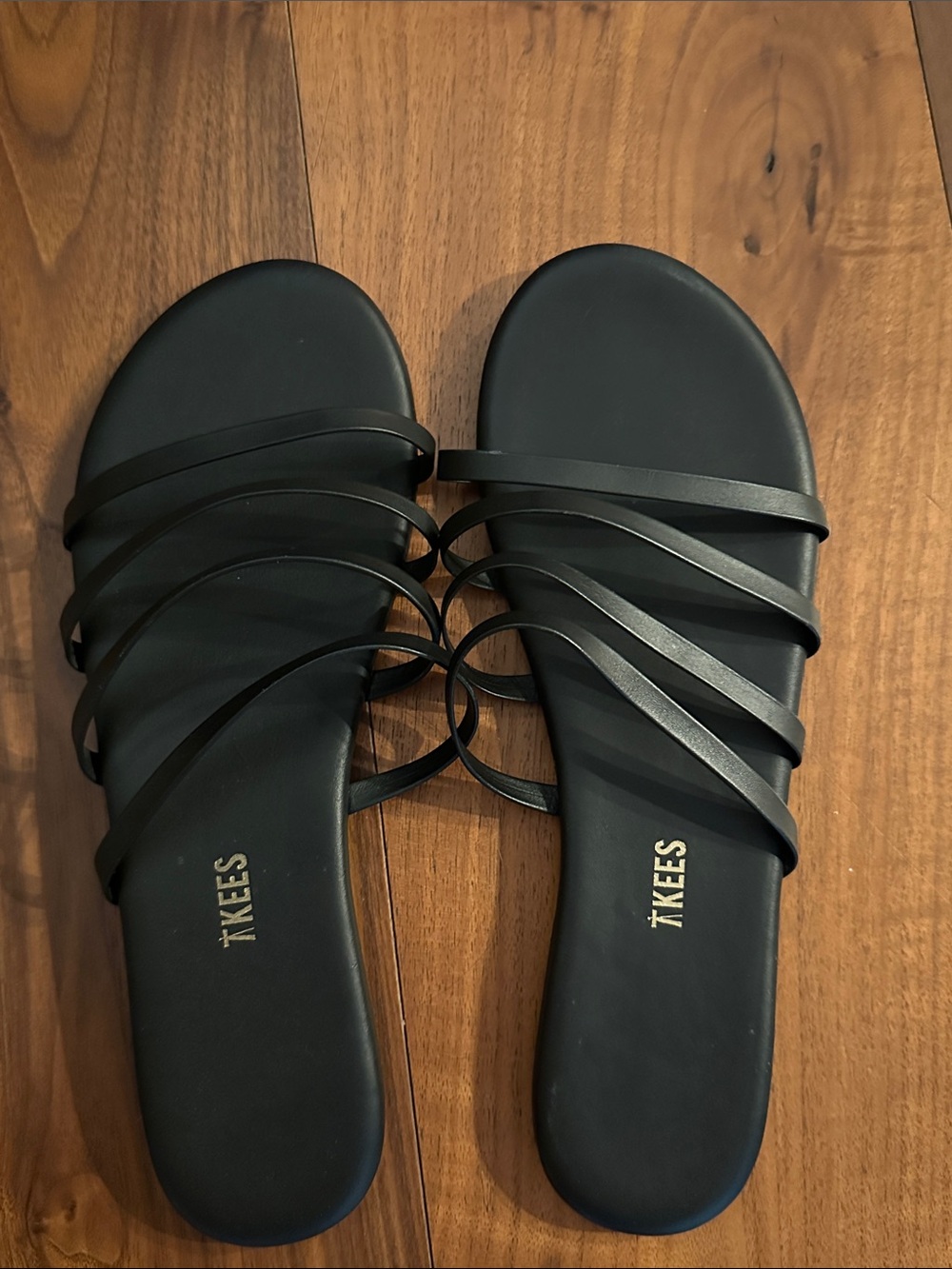 Tkees Black Sandals